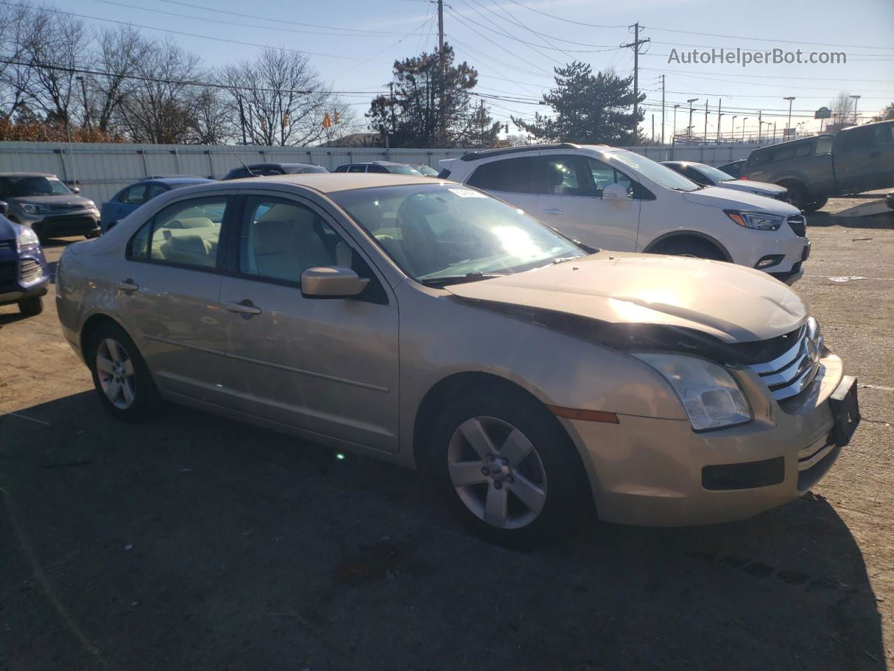 2008 Ford Fusion Se Золотой vin: 3FAHP01198R233835