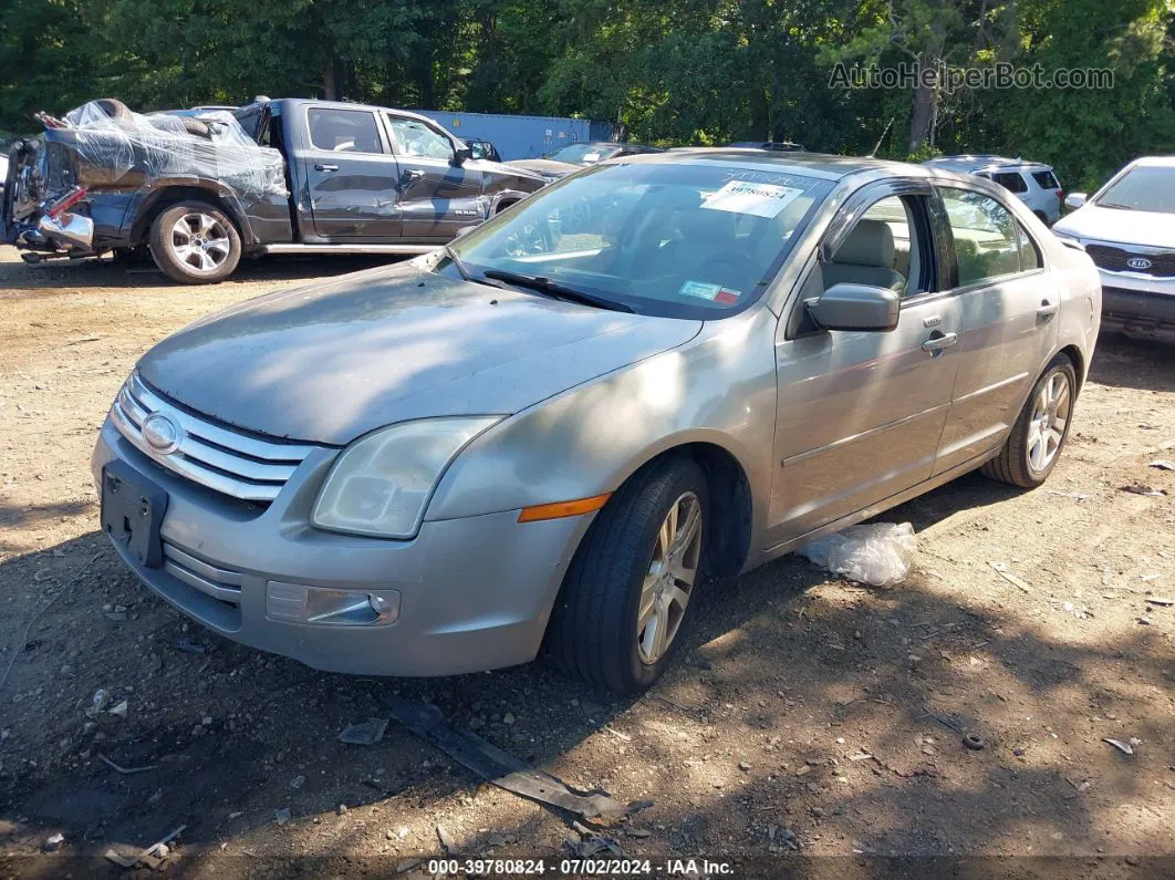 2008 Ford Fusion Sel Silver vin: 3FAHP02108R195443