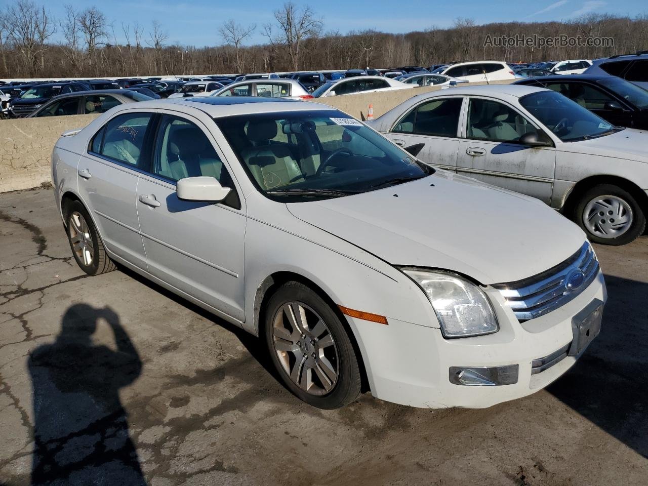 2008 Ford Fusion Sel Белый vin: 3FAHP02118R127880