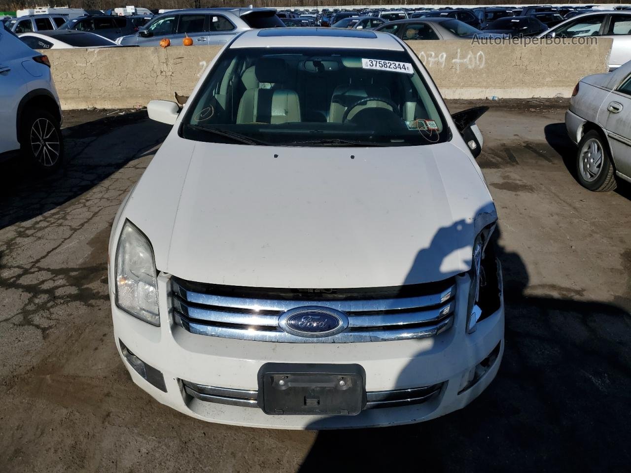 2008 Ford Fusion Sel White vin: 3FAHP02118R127880