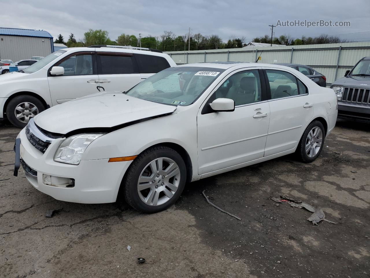 2008 Ford Fusion Sel White vin: 3FAHP02168R169008