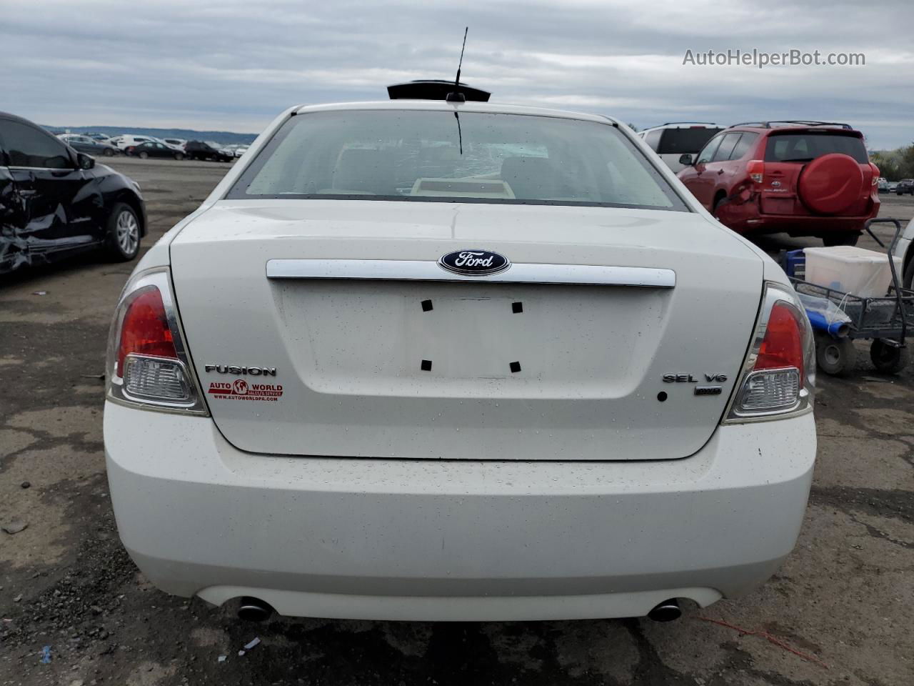 2008 Ford Fusion Sel Белый vin: 3FAHP02168R169008