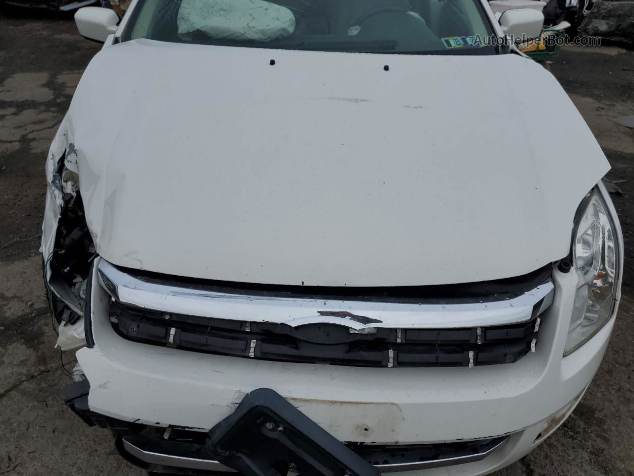 2008 Ford Fusion Sel White vin: 3FAHP02168R169008