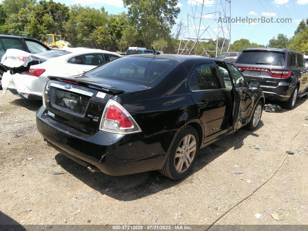 2008 Ford Fusion Sel Black vin: 3FAHP02168R175438