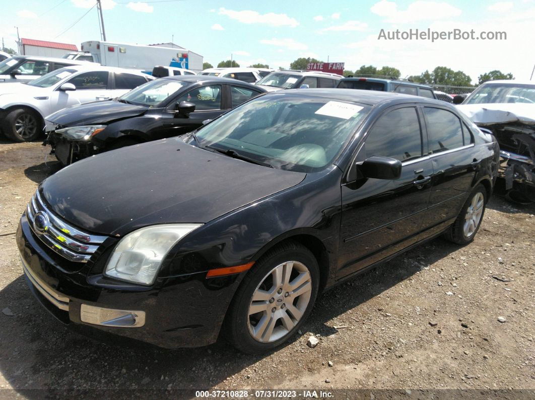 2008 Ford Fusion Sel Black vin: 3FAHP02168R175438