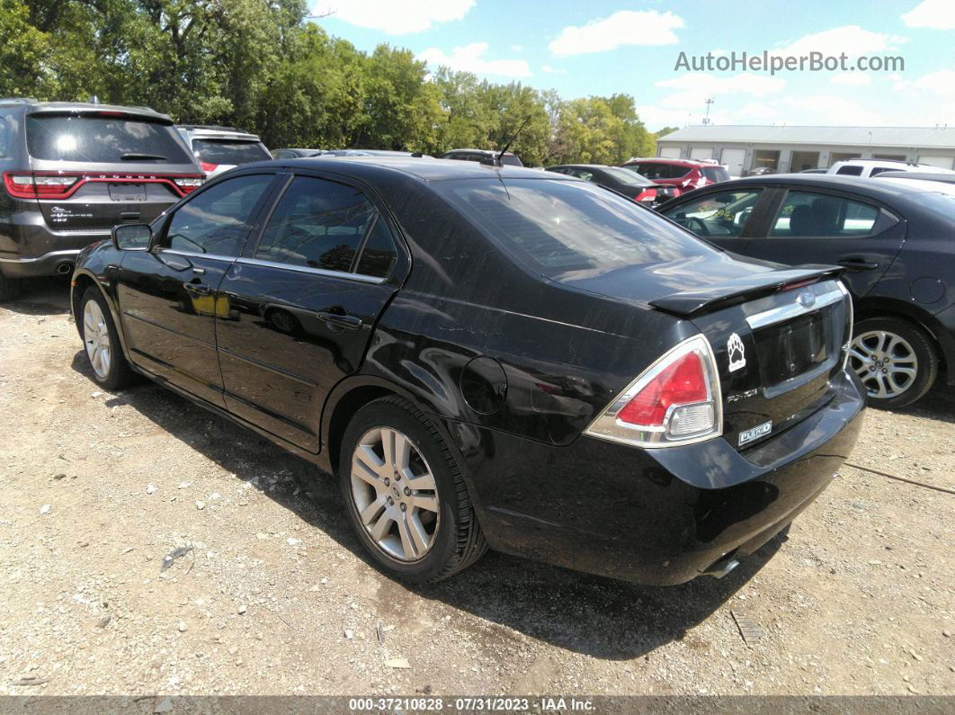 2008 Ford Fusion Sel Black vin: 3FAHP02168R175438