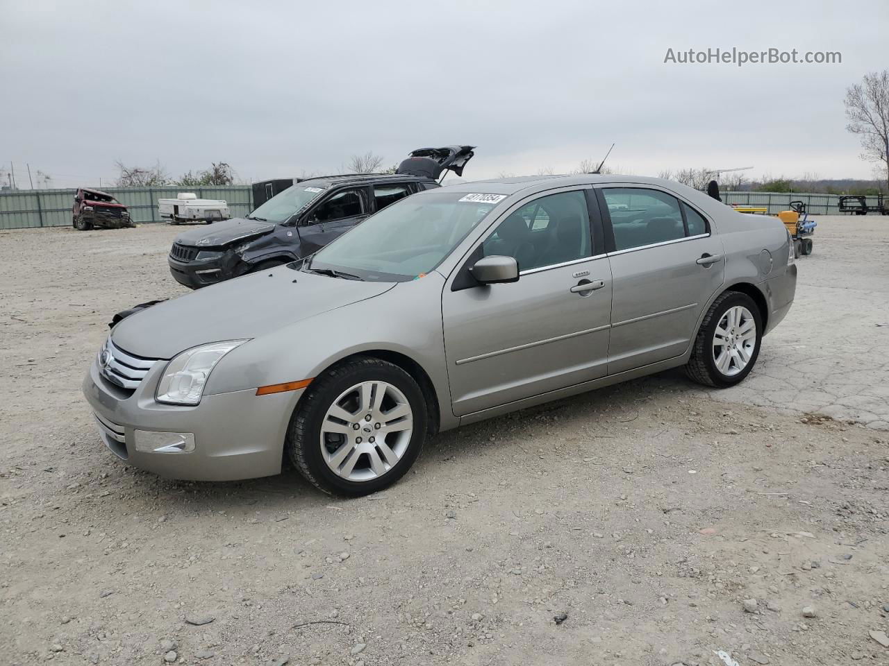 2008 Ford Fusion Sel Gray vin: 3FAHP02178R104541