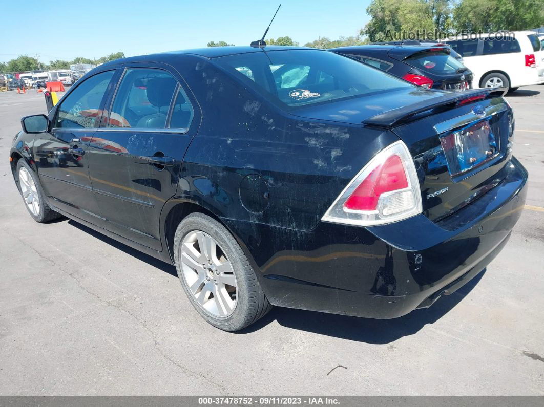 2008 Ford Fusion Sel Black vin: 3FAHP02178R127740