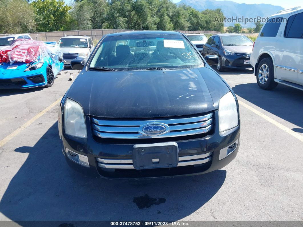 2008 Ford Fusion Sel Black vin: 3FAHP02178R127740