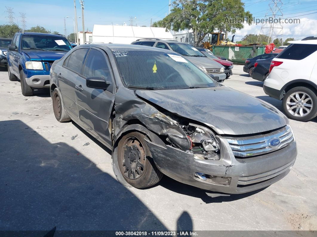 2008 Ford Fusion S Gray vin: 3FAHP06Z08R131578