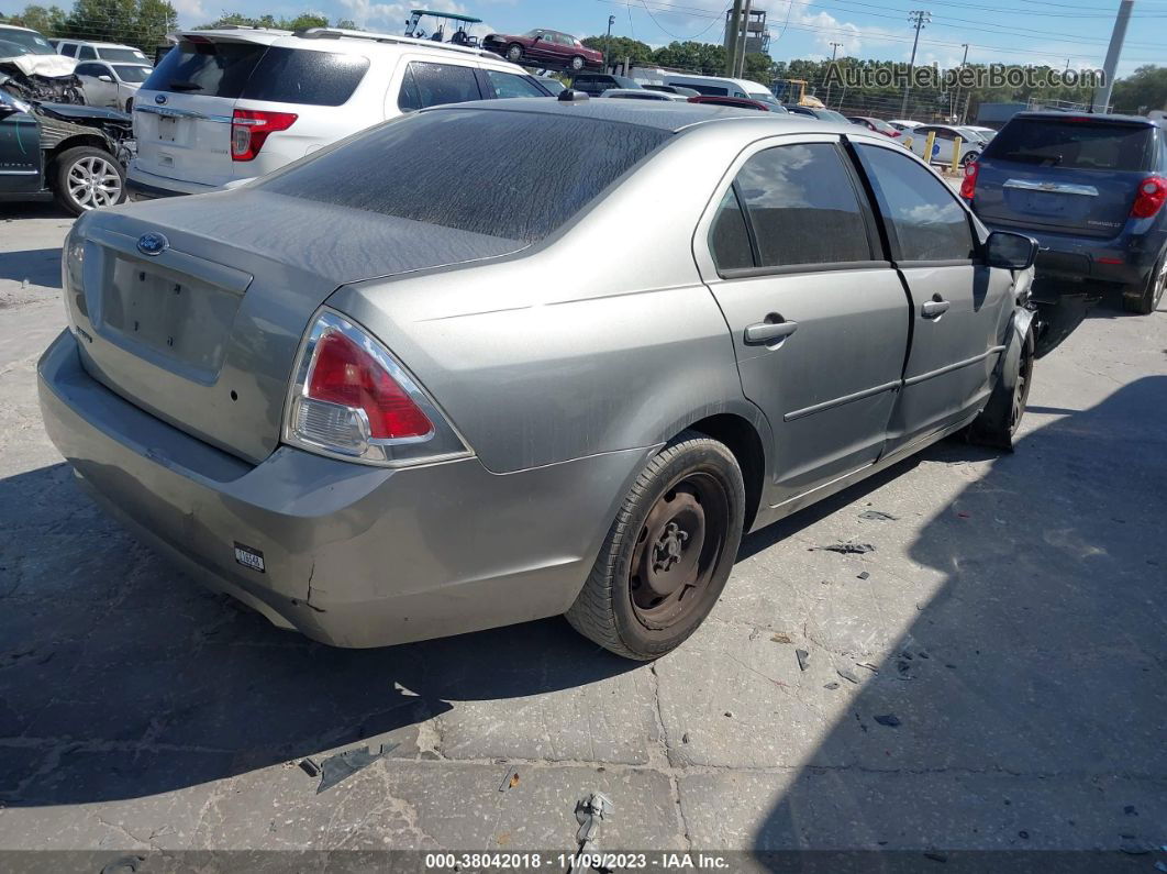 2008 Ford Fusion S Gray vin: 3FAHP06Z08R131578