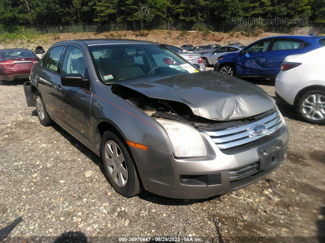 2008 Ford Fusion S Gray vin: 3FAHP06Z08R141821