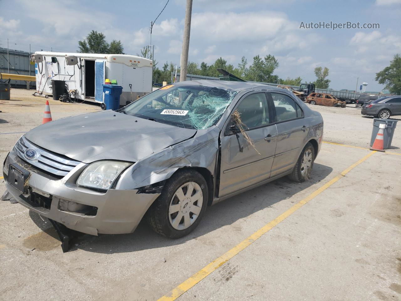 2008 Ford Fusion S Silver vin: 3FAHP06Z08R228831