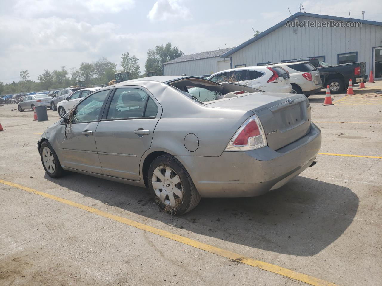 2008 Ford Fusion S Silver vin: 3FAHP06Z08R228831