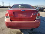 2008 Ford Fusion S Red vin: 3FAHP06Z38R132773