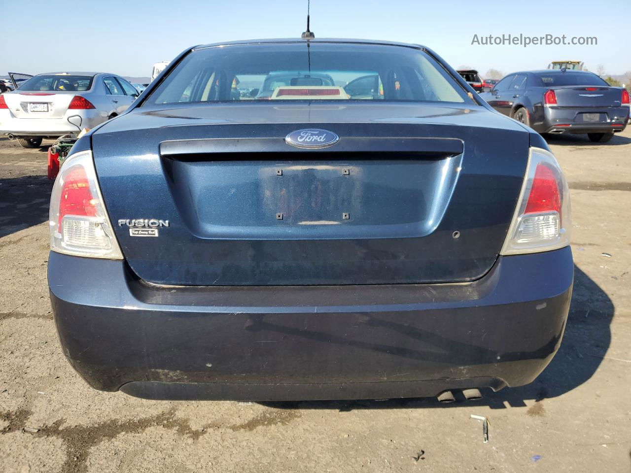 2008 Ford Fusion S Blue vin: 3FAHP06Z38R192276