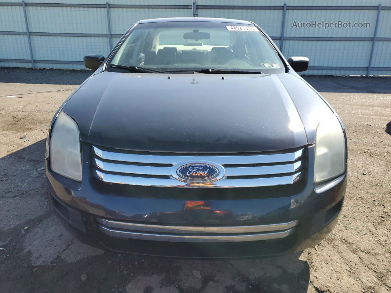 2008 Ford Fusion S Blue vin: 3FAHP06Z38R192276