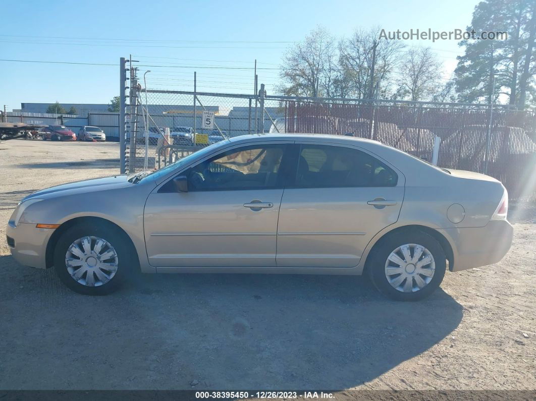 2008 Ford Fusion S Бежевый vin: 3FAHP06Z48R104187