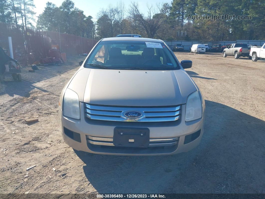 2008 Ford Fusion S Beige vin: 3FAHP06Z48R104187