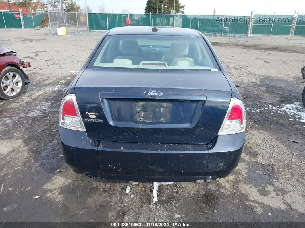 2008 Ford Fusion S Navy vin: 3FAHP06Z48R200398