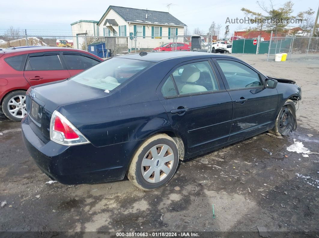 2008 Ford Fusion S Navy vin: 3FAHP06Z48R200398