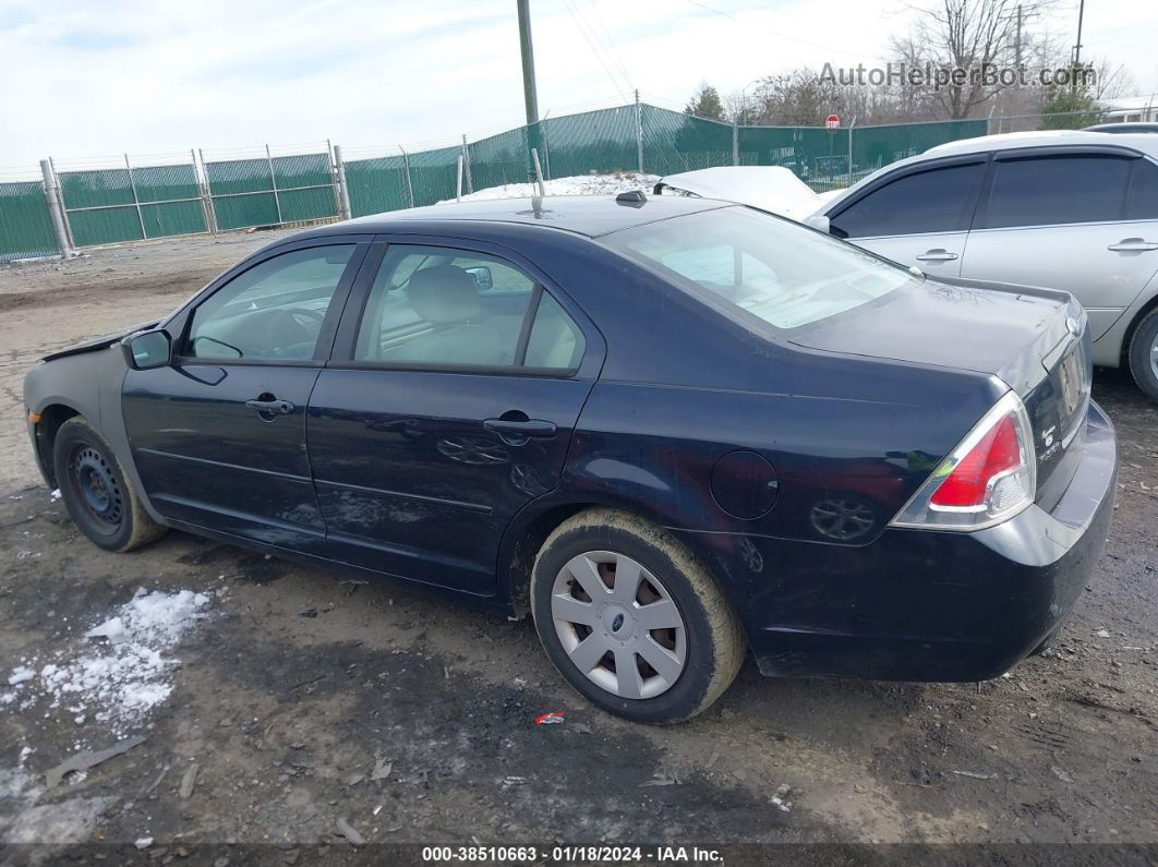 2008 Ford Fusion S Navy vin: 3FAHP06Z48R200398