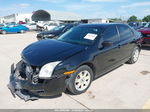 2008 Ford Fusion S Black vin: 3FAHP06Z58R125498