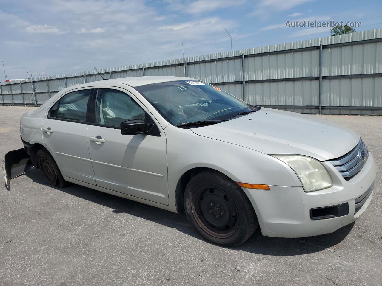 2008 Ford Fusion S Silver vin: 3FAHP06Z68R266306