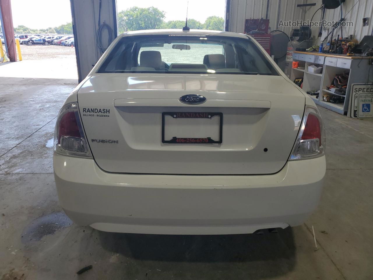 2008 Ford Fusion S White vin: 3FAHP06Z78R135966