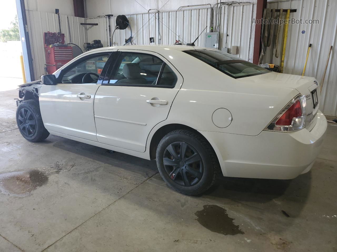 2008 Ford Fusion S White vin: 3FAHP06Z78R135966