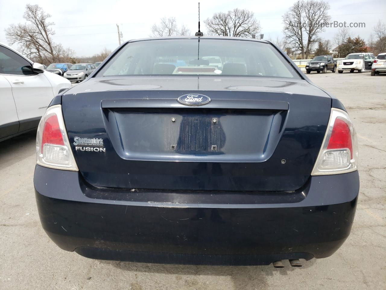 2008 Ford Fusion S Blue vin: 3FAHP06Z88R111045