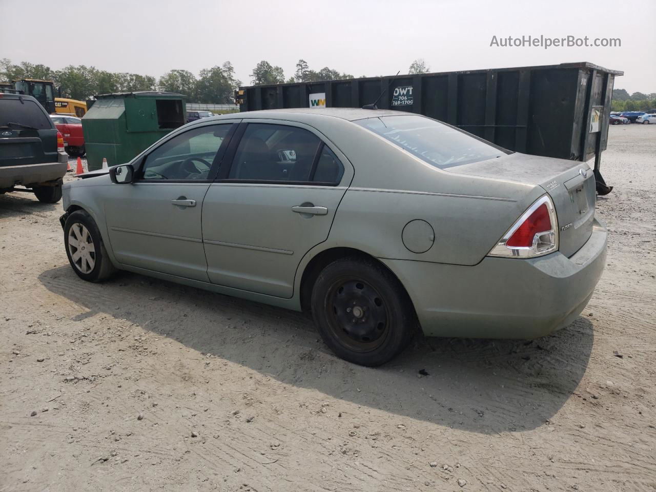 2008 Ford Fusion S Green vin: 3FAHP06Z88R141405