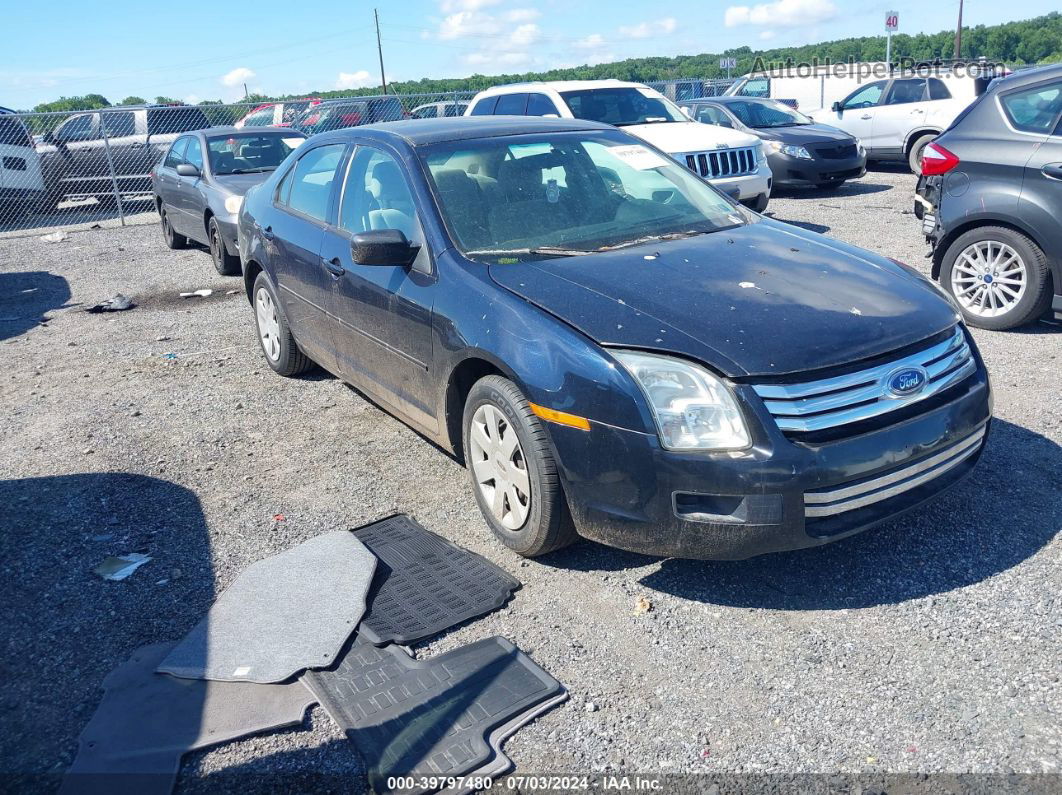 2008 Ford Fusion S Blue vin: 3FAHP06Z98R103259