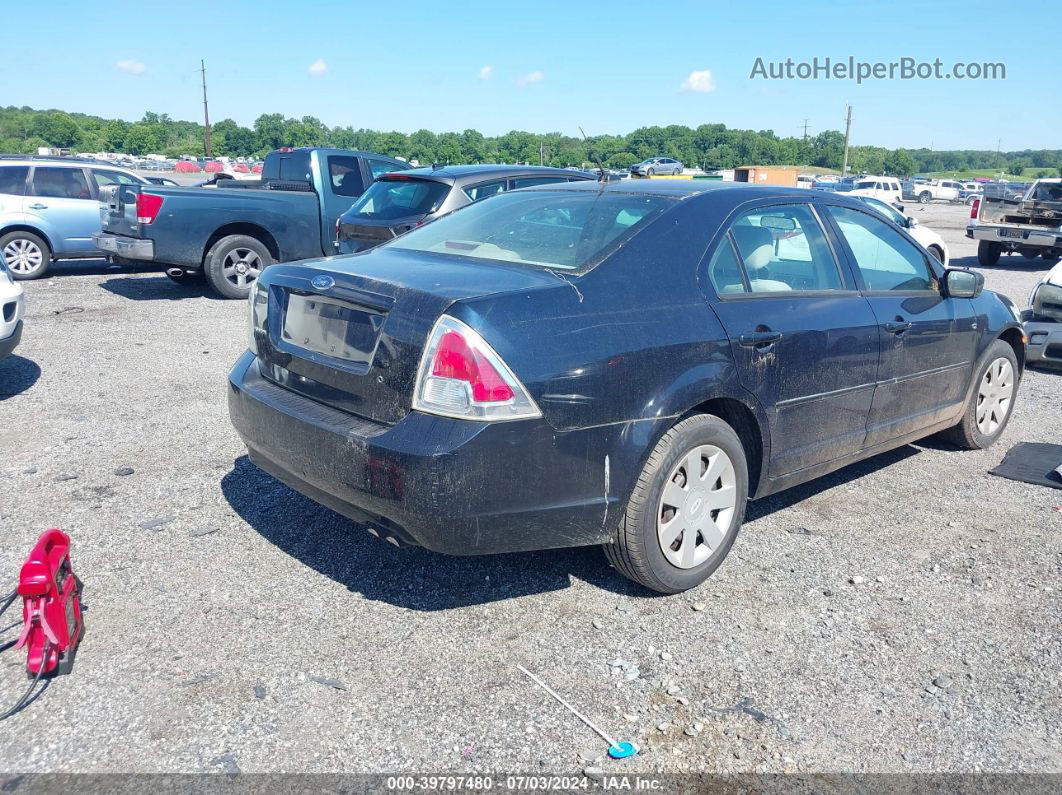 2008 Ford Fusion S Blue vin: 3FAHP06Z98R103259