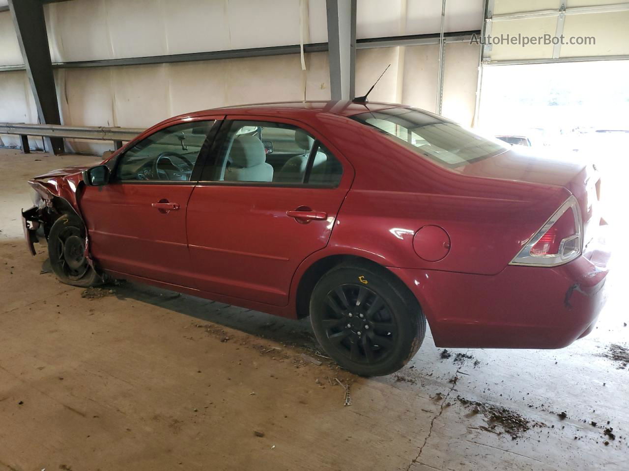 2008 Ford Fusion S Red vin: 3FAHP06Z98R128971