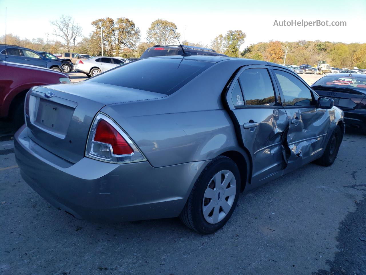 2008 Ford Fusion S Silver vin: 3FAHP06Z98R226303