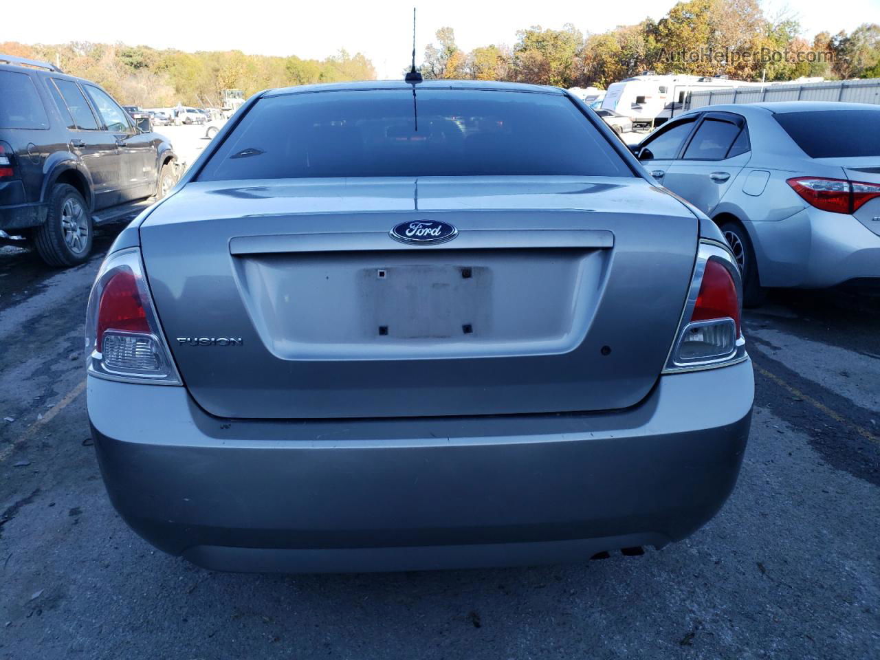 2008 Ford Fusion S Silver vin: 3FAHP06Z98R226303