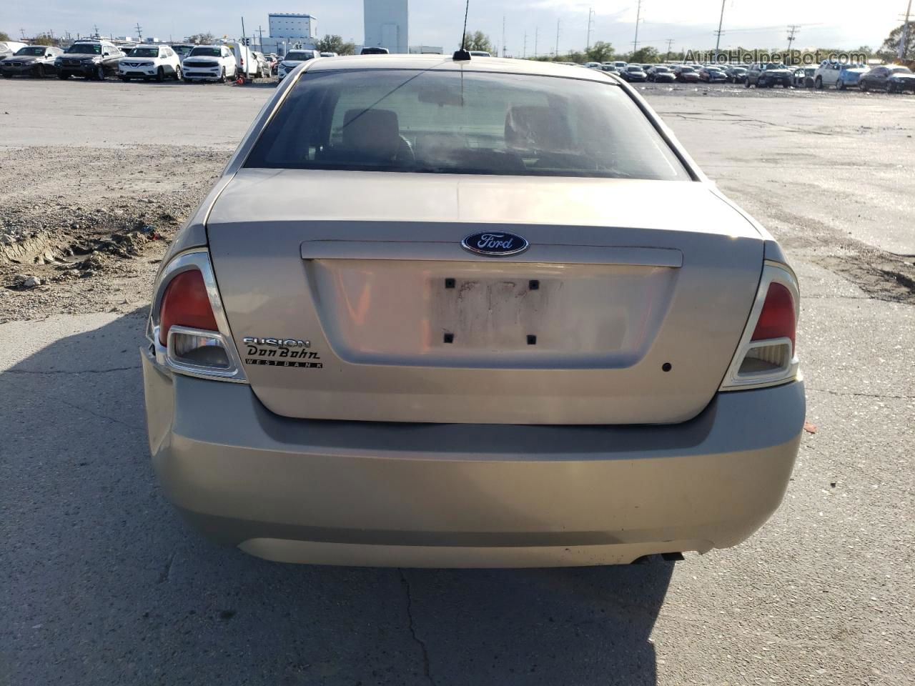 2008 Ford Fusion S Желто-коричневый vin: 3FAHP06Z98R254926