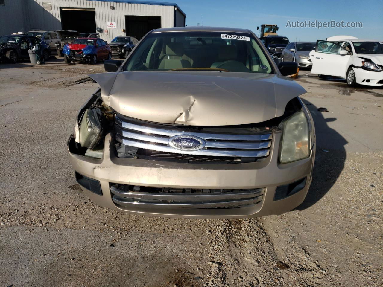 2008 Ford Fusion S Tan vin: 3FAHP06Z98R254926