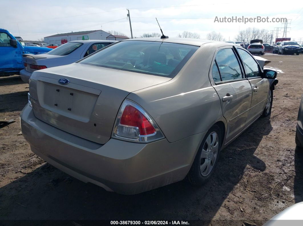 2008 Ford Fusion S Желто-коричневый vin: 3FAHP06Z98R260323