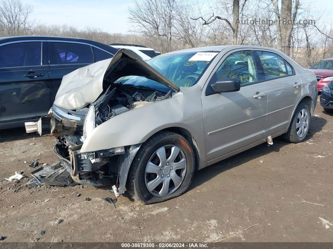 2008 Ford Fusion S Желто-коричневый vin: 3FAHP06Z98R260323