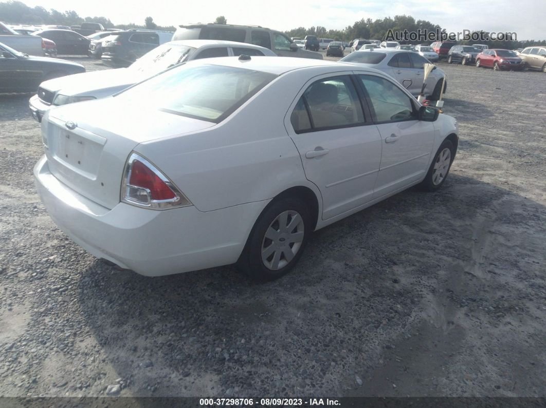 2008 Ford Fusion S Белый vin: 3FAHP06ZX8R105375