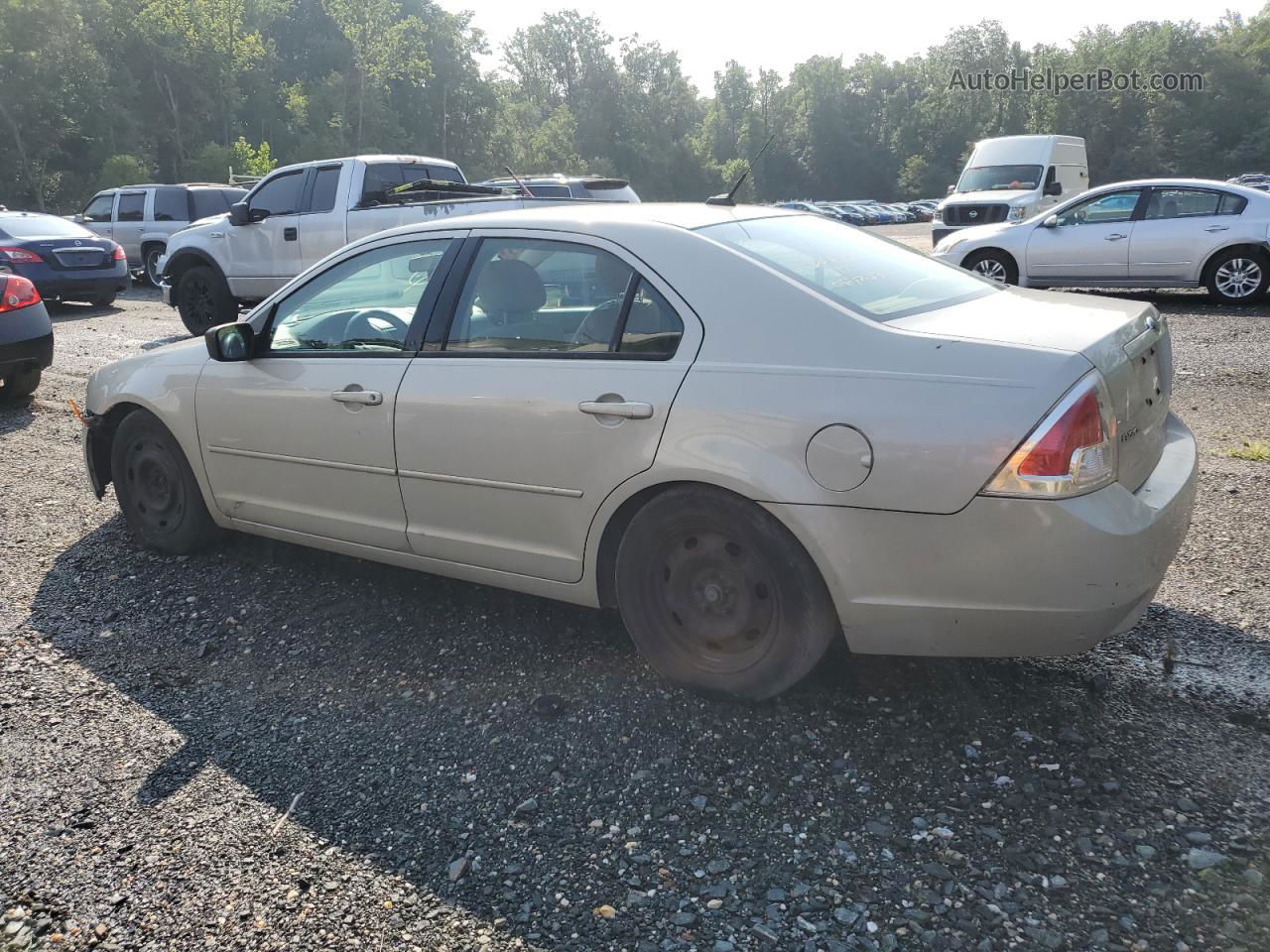 2008 Ford Fusion S White vin: 3FAHP06ZX8R263828