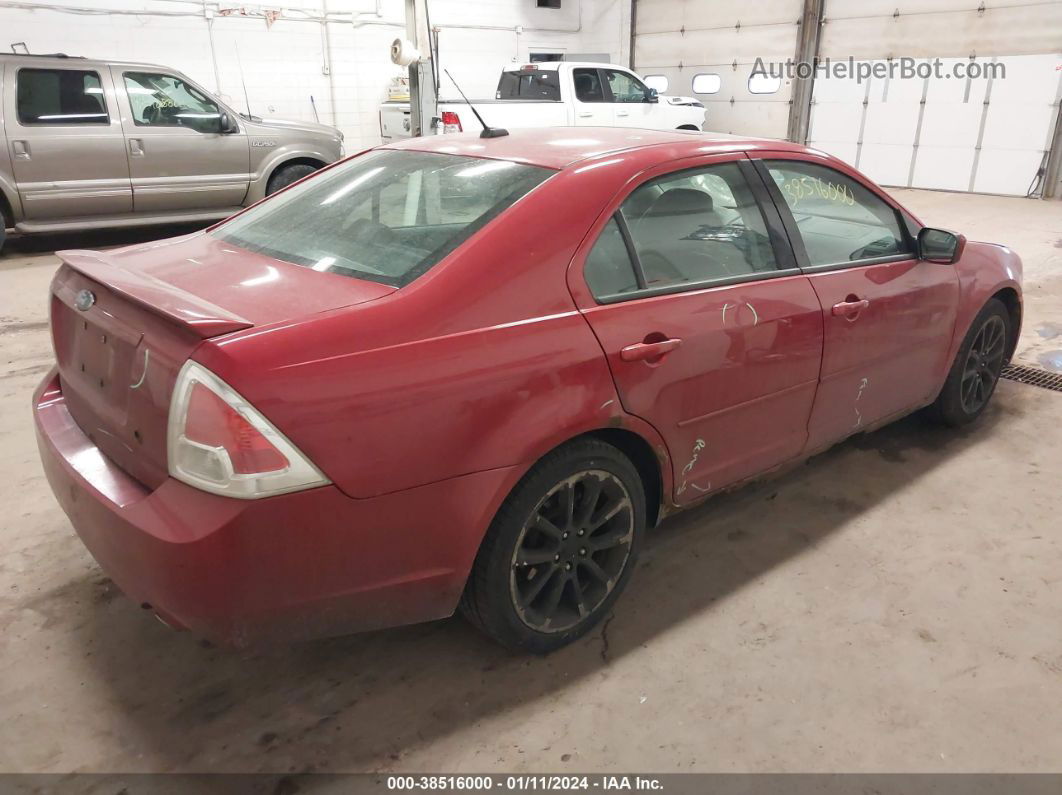 2009 Ford Fusion Se Red vin: 3FAHP07109R193749