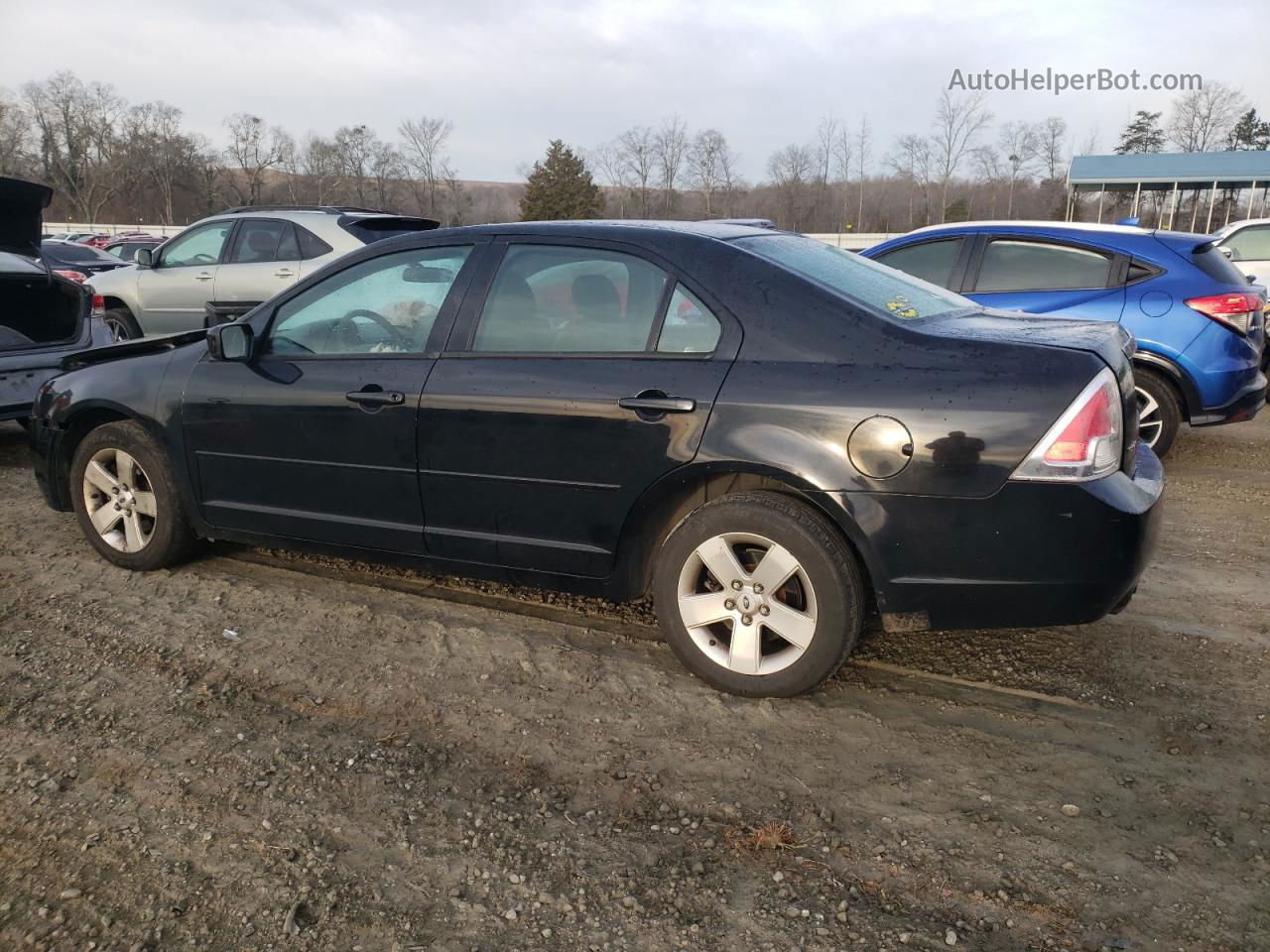 2006 Ford Fusion Se Black vin: 3FAHP07116R130137