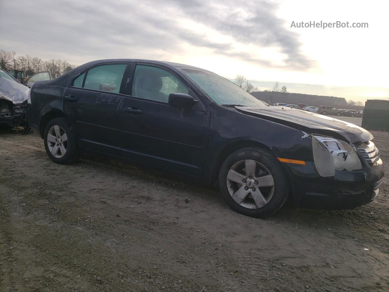 2006 Ford Fusion Se Black vin: 3FAHP07116R130137