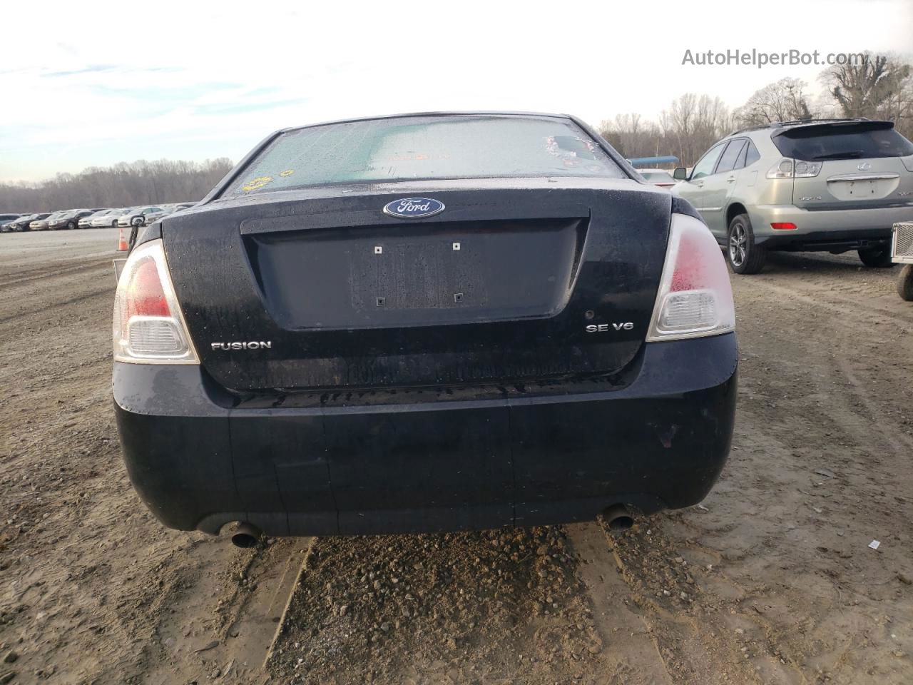 2006 Ford Fusion Se Black vin: 3FAHP07116R130137