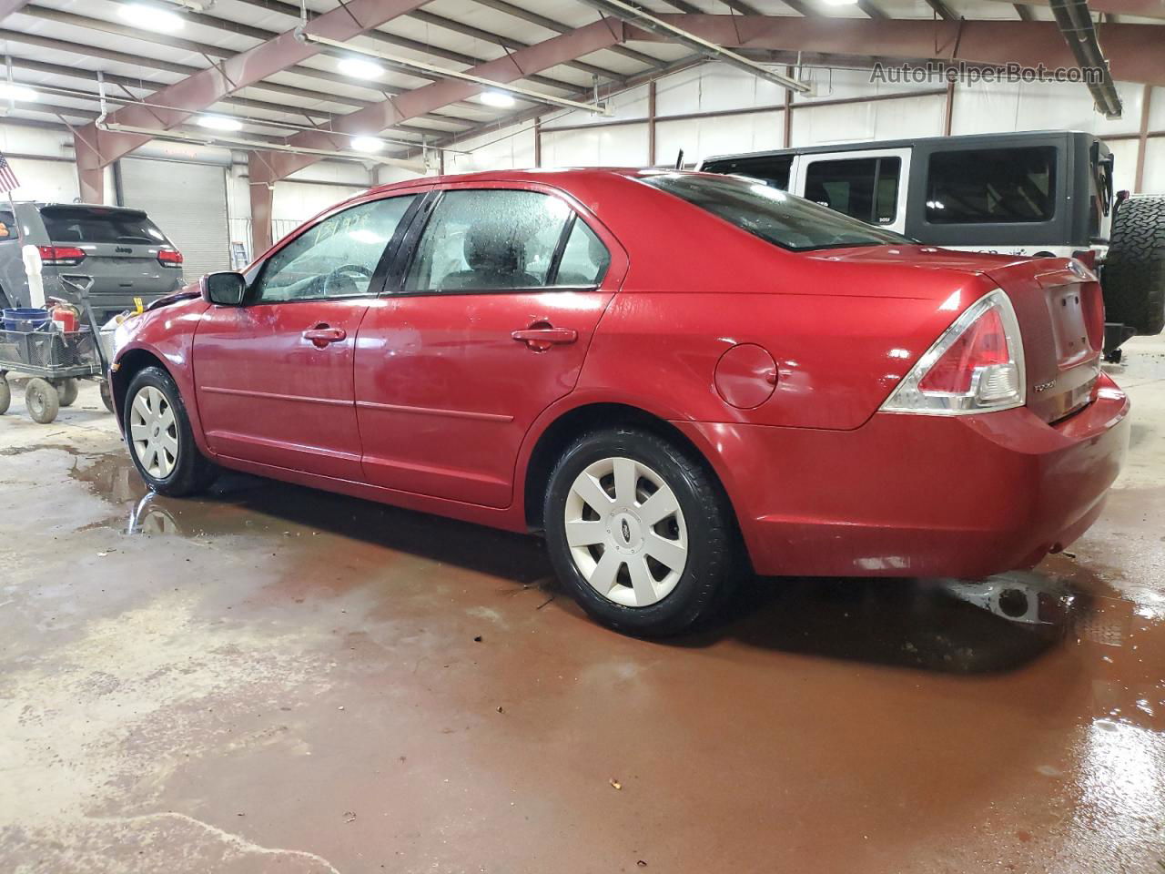 2006 Ford Fusion Se Burgundy vin: 3FAHP07116R152767