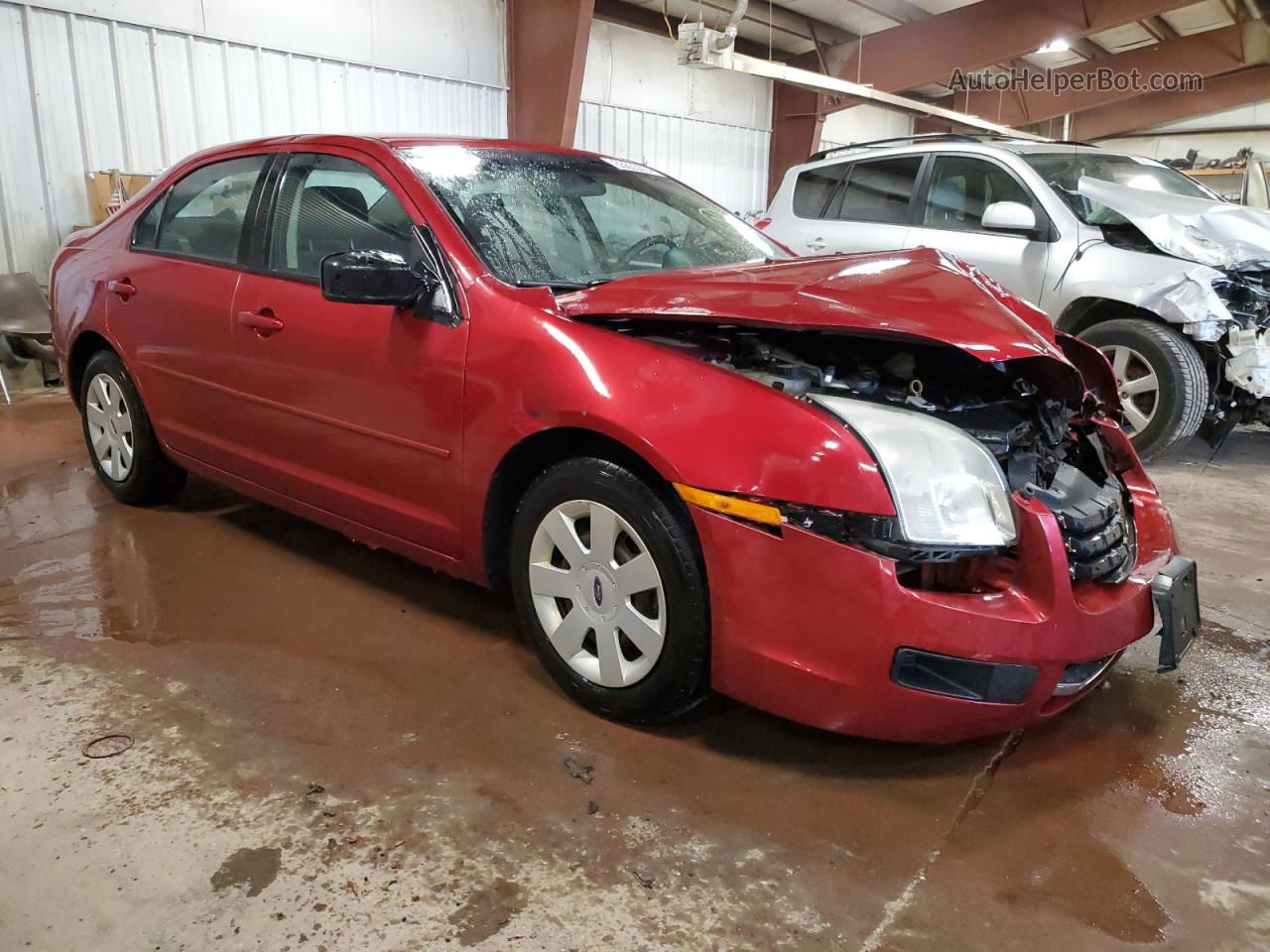 2006 Ford Fusion Se Burgundy vin: 3FAHP07116R152767