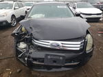 2008 Ford Fusion Se Black vin: 3FAHP07118R207849